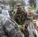 Nebraska Soldiers help distribute food in Tecumseh