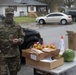 Nebraska Soldiers help distribute food in Tecumseh