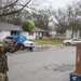 Nebraska Soldiers help distribute food in Tecumseh