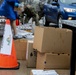 Nebraska Soldiers help distribute food in Tecumseh