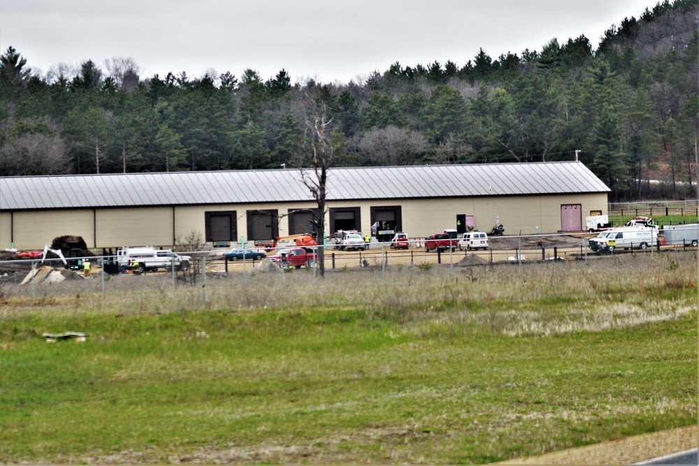 Construction of new shipping, receiving, mail freight facility continues at Fort McCoy