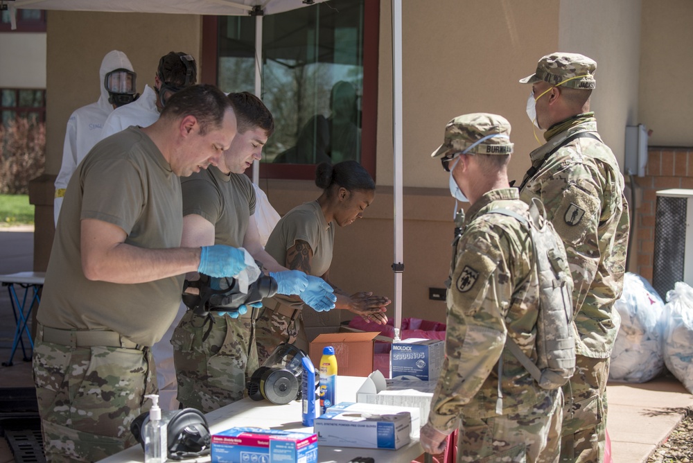 Colorado National Guard Members support the COVID-19 Response Efforts