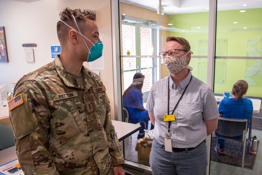 Colorado National Guard Members support the COVID-19 Response Efforts