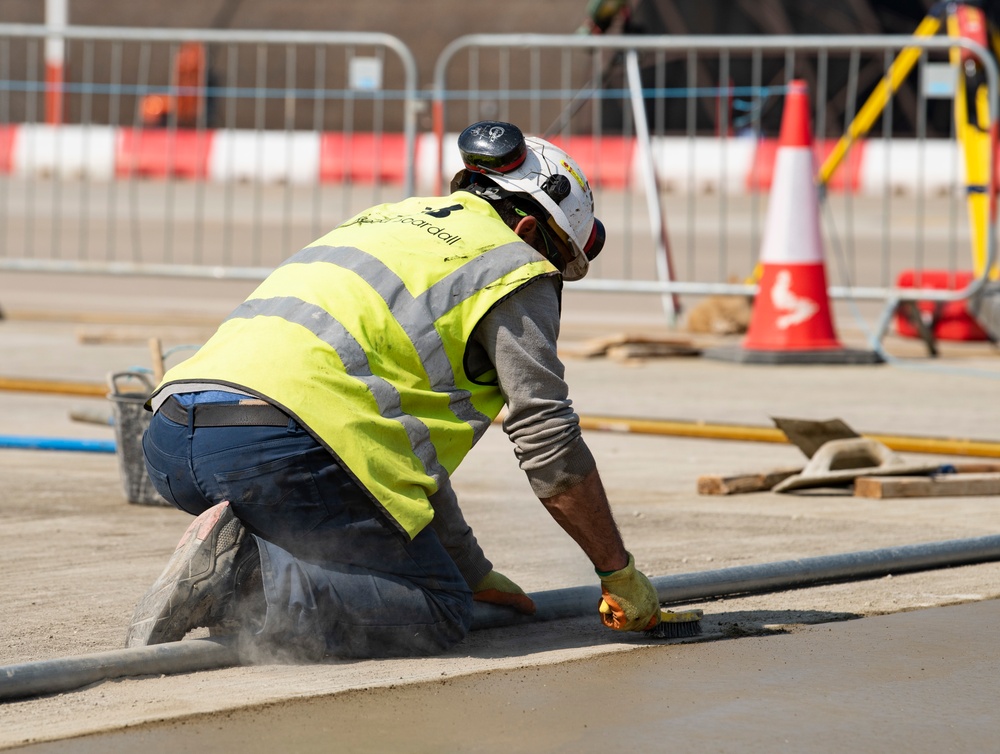 Construction continues at 48th Fighter Wing despite COVID-19