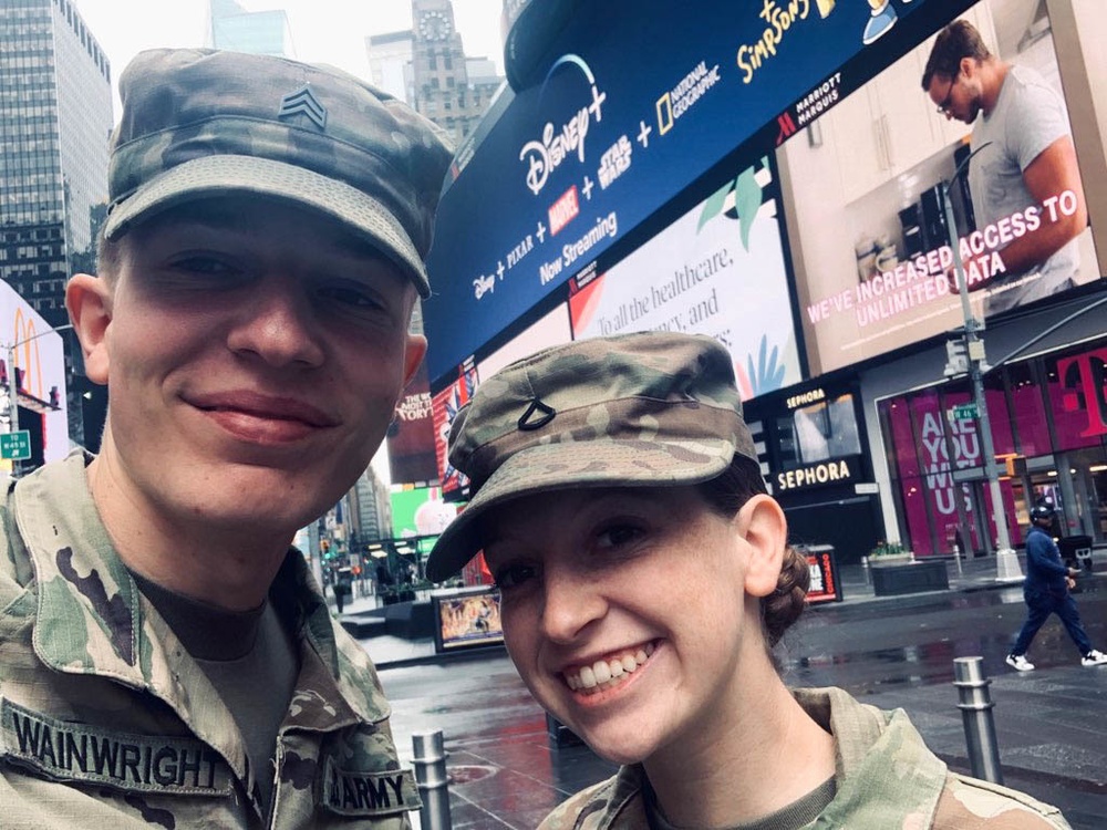 Dual military couple serves together during covid-19