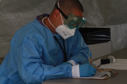 Cal Guard Soldiers assist Rapid Assessment Clinic for COVID-19 response in Long Beach