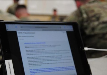 Soldiers  Support Iowa Department of Public Health with Call Center