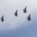 F-35s from Hill AFB perform flyover for COVID-19 frontline workers