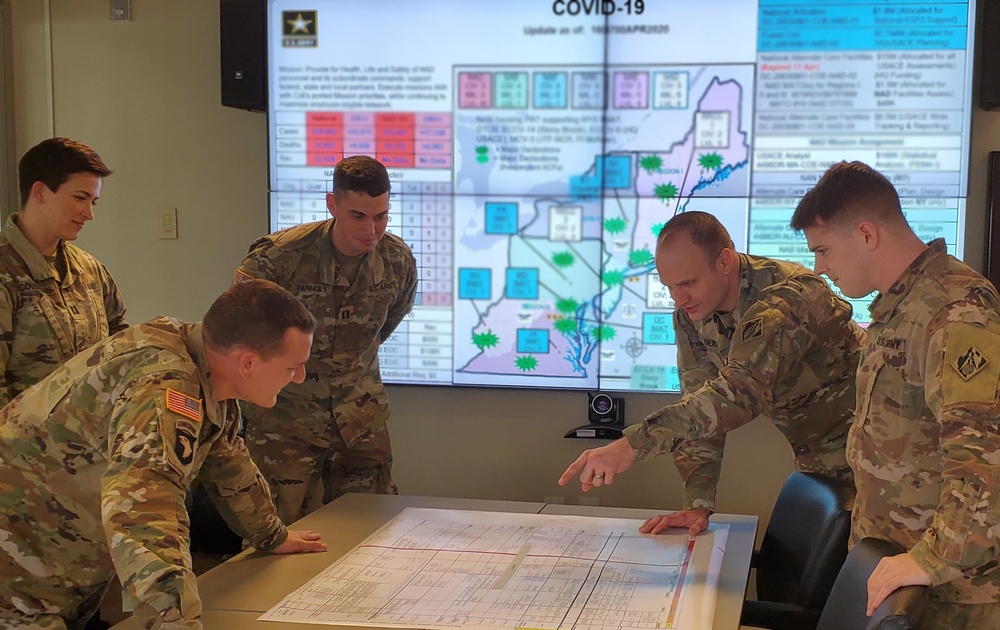 Captains coordinate USACE response efforts for COVID-19 in New York