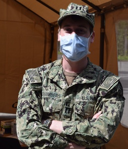 I Am Navy Medicine, helping stop the spread of COVID-19, Lt. Aaron Chambers, Navy Medical Service Corps