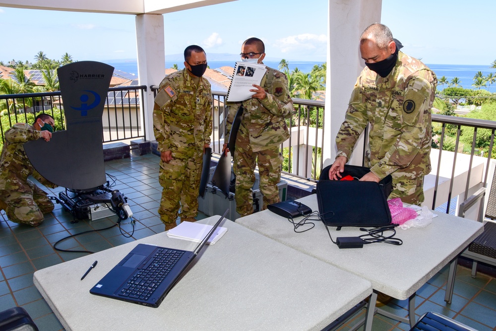 VSAT operations for TF Maui