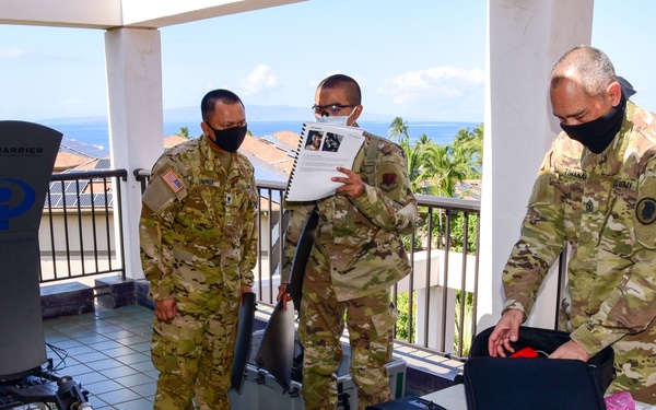 VSAT operations for TF Maui