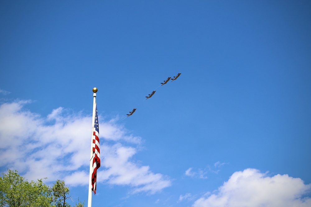 F-35s from Hill AFB perform flyover salute for COVID-19 frontline workers