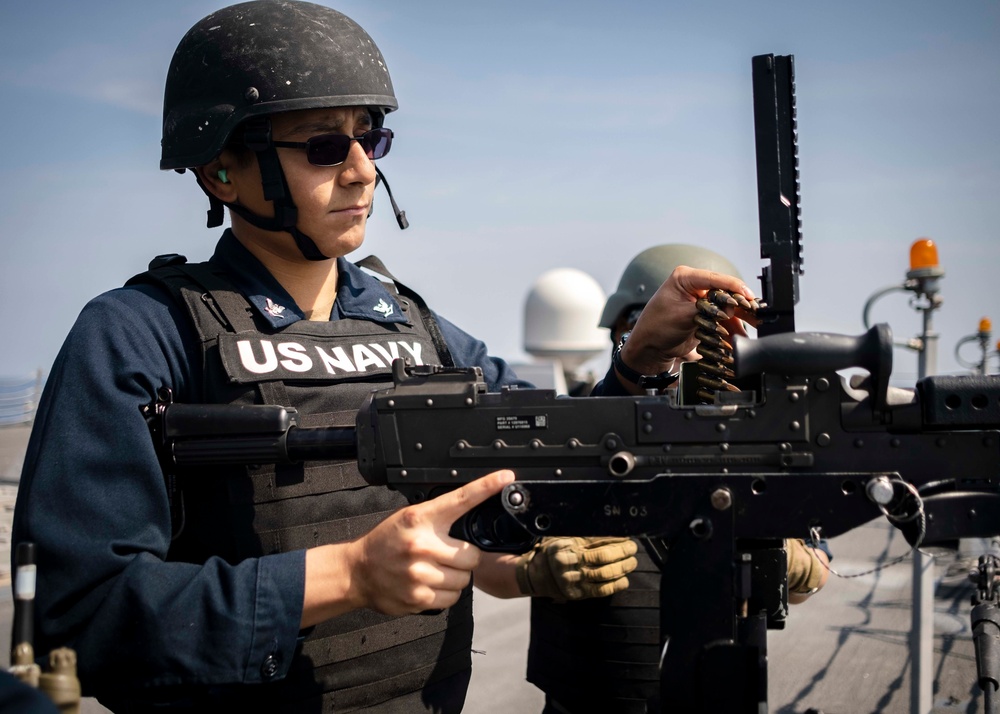 M240B Gun Shoot aboard McCampbell