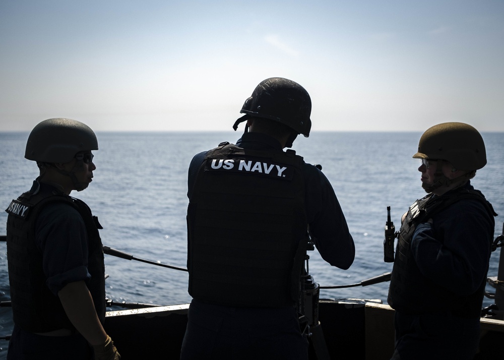 M240B Gun Shoot aboard McCampbell