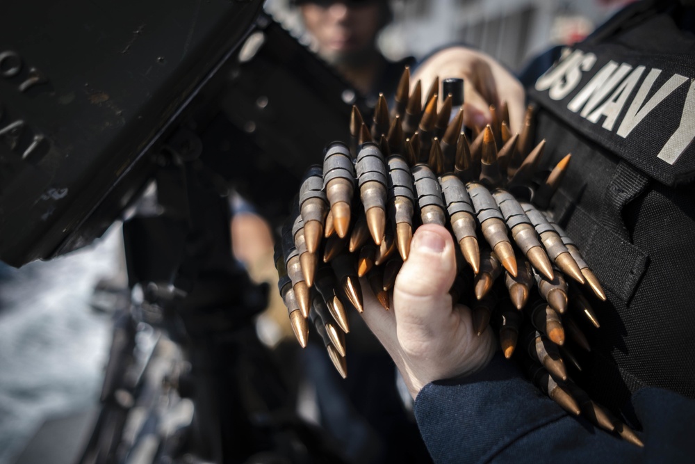 M240B Gun Shoot aboard McCampbell