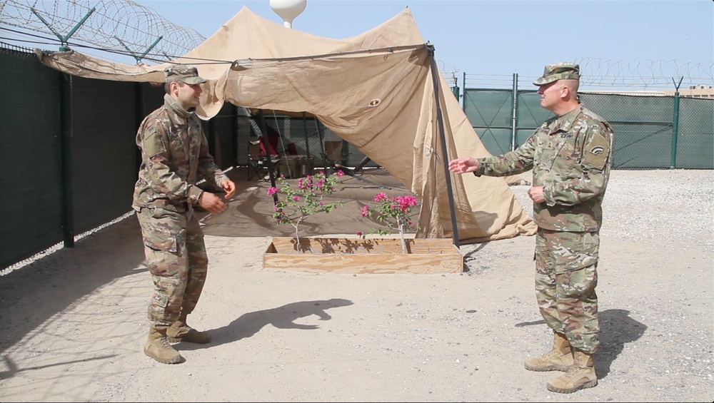 Task Force Spartan Soldiers Recieve Coins