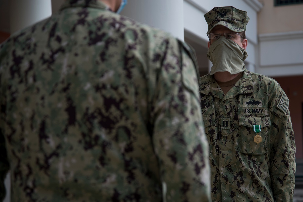 PWD Naples Assistant PWO receives Commendation Medal