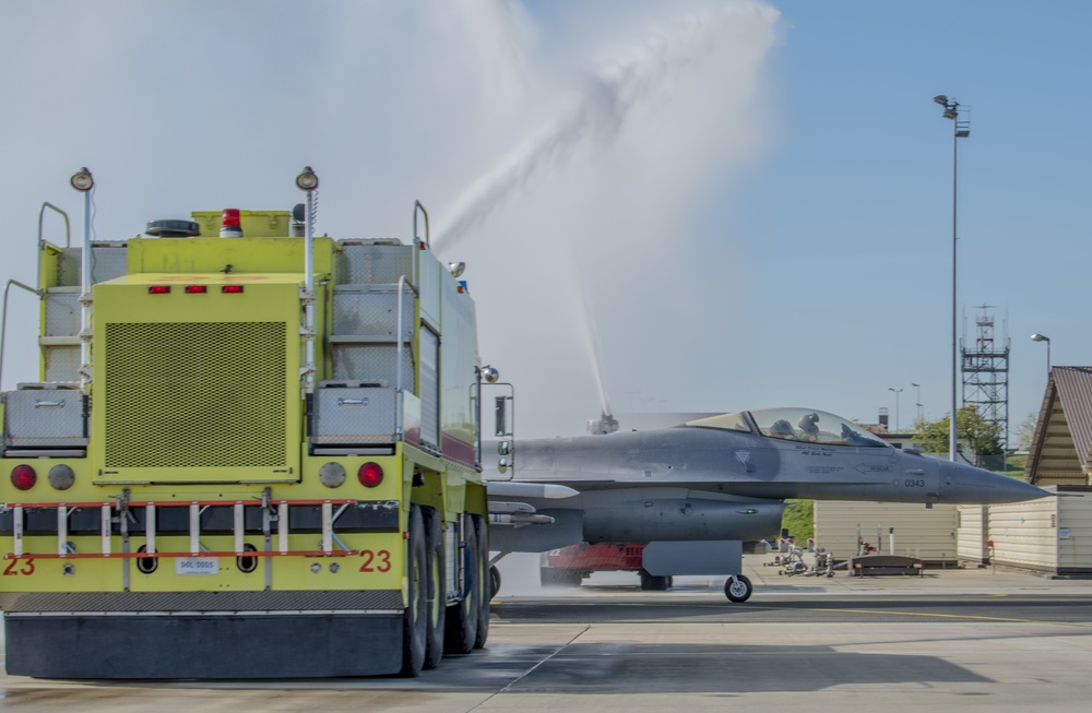 52nd FW F-16 reaches milestone 10,000 hours of flight, first ever in USAFE