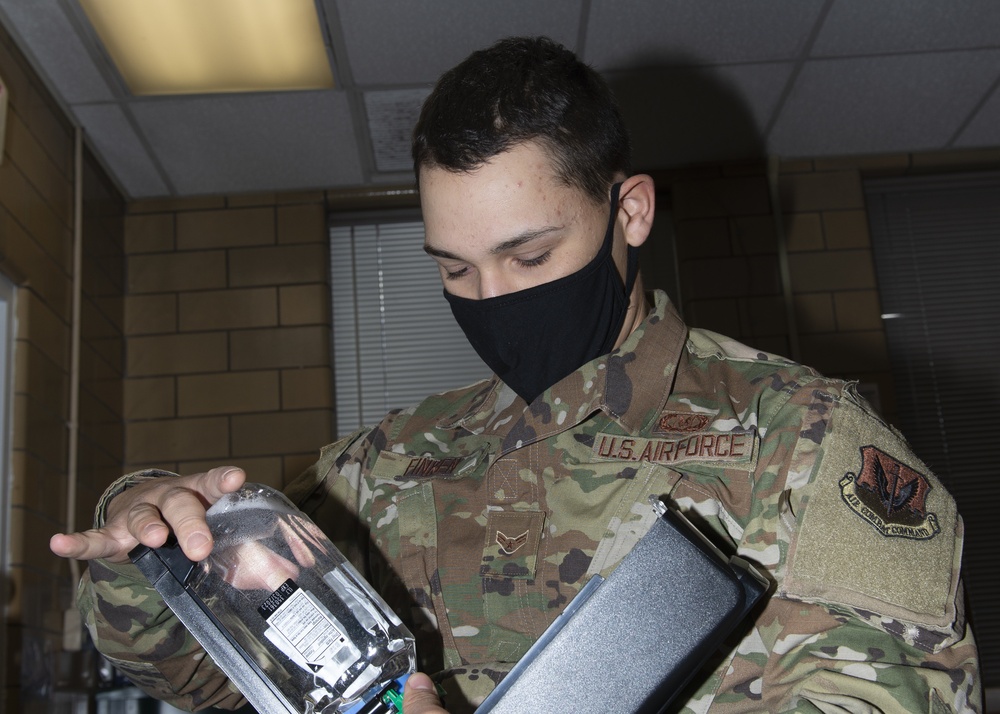 55th Operation Support Squadron sanitizer replacement
