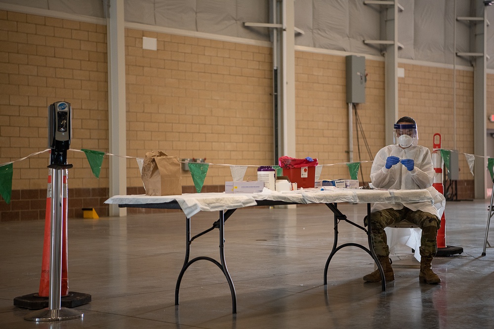 Okla. National Guard supports Health Department with COVID-19 testing