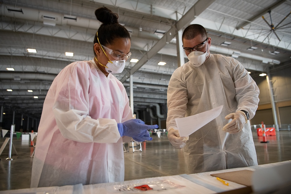 Okla. National Guard supports Health Department with COVID-19 testing