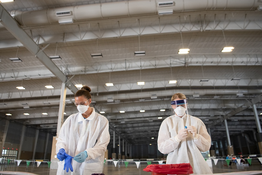 Okla. National Guard supports Health Department with COVID-19 testing