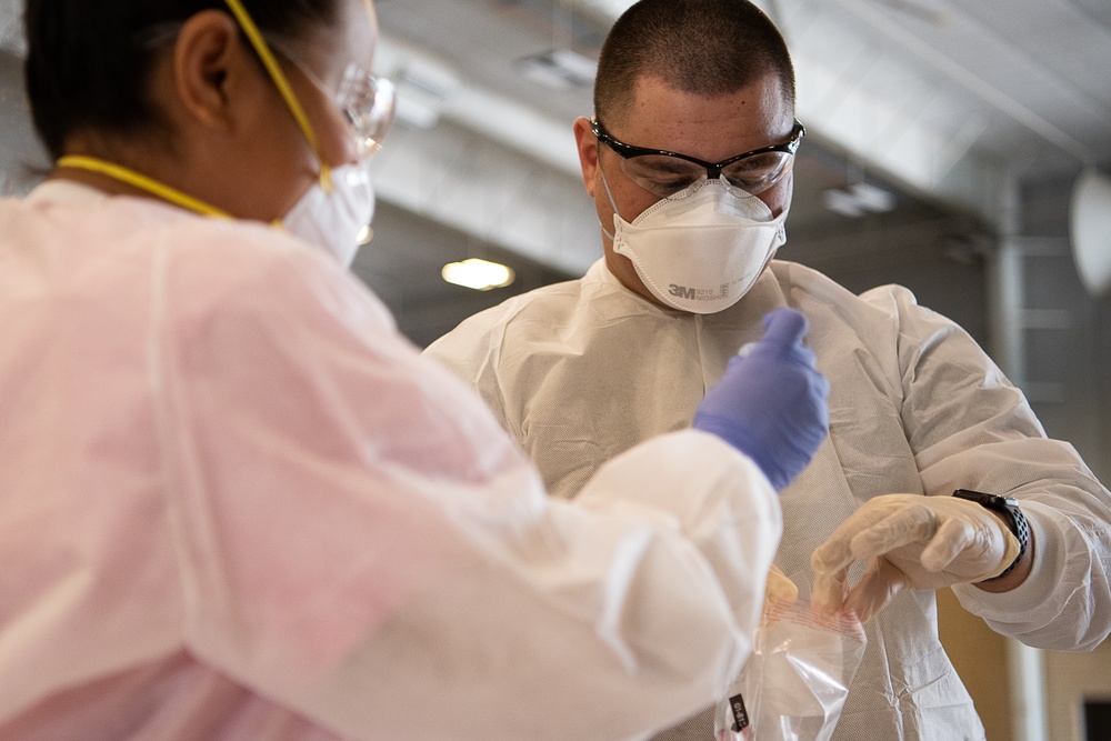 Okla. National Guard supports Health Department with COVID-19 testing