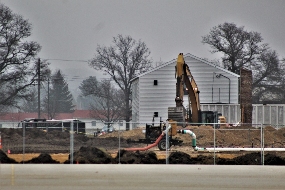 Construction of new barracks, demo of old buildings well under way at Fort McCoy