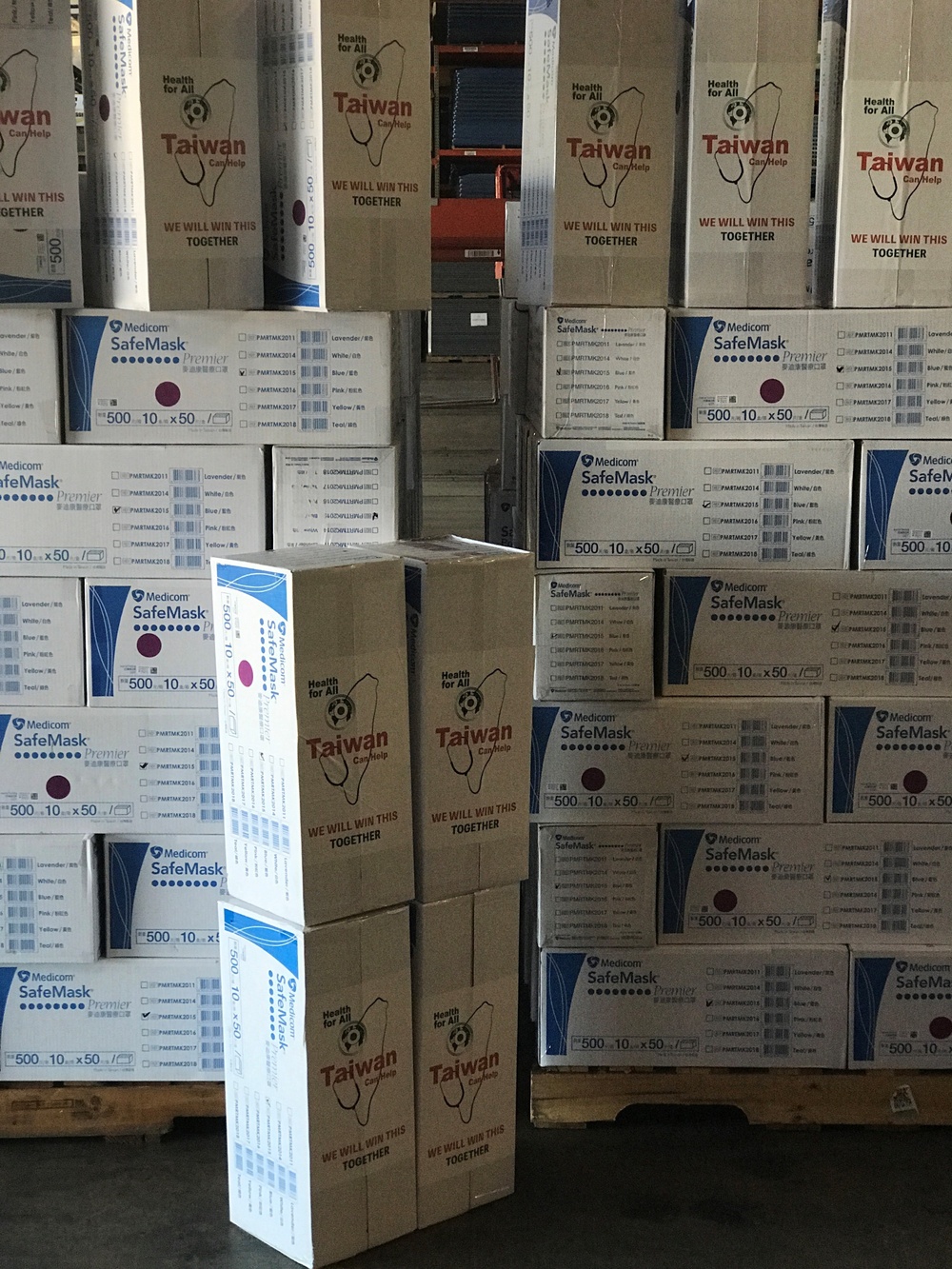 PPE Donations from Taiwan