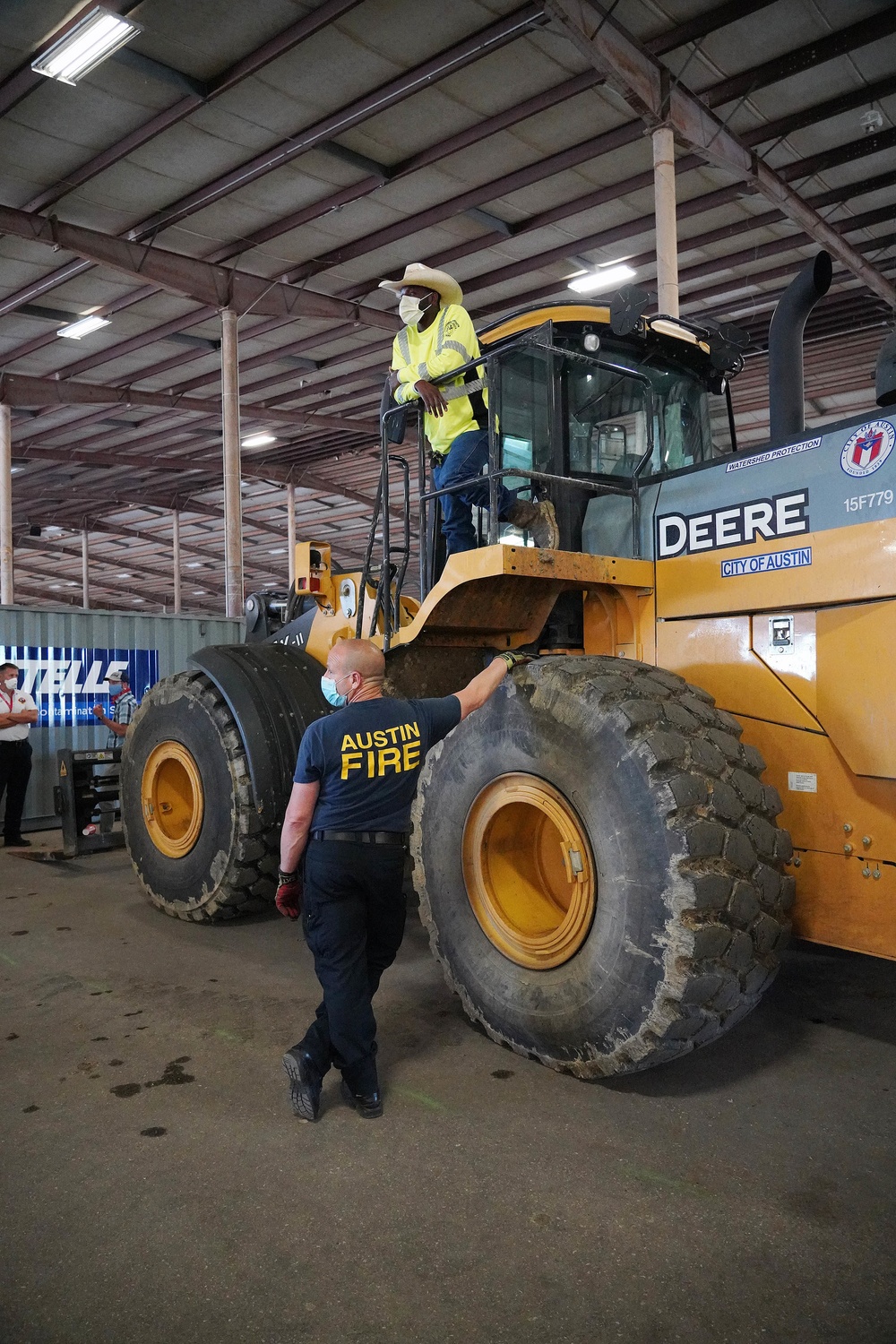 BATTELLE CCDS CRITICAL CARE DECONTAMINATION SYSTEM BEING DELIVERED TO TRAVIS COUNTY EXPOSITION CENTER, AUSTIN, TEXAS