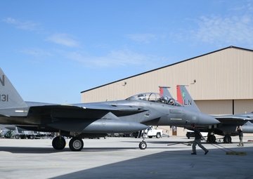 F-15 swap accomplished amid pandemic