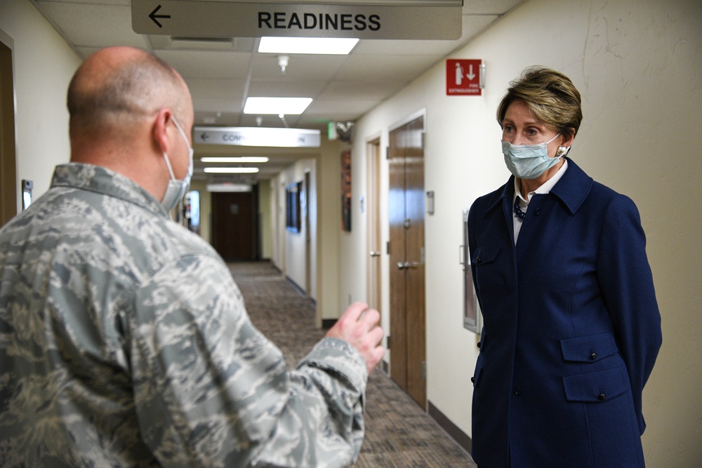 SecAF tours Hill missions to view operational capabilities during pandemic