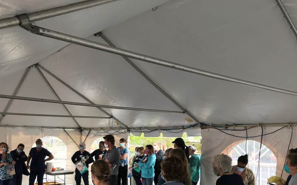 Training Before the Opening of a Testing Site