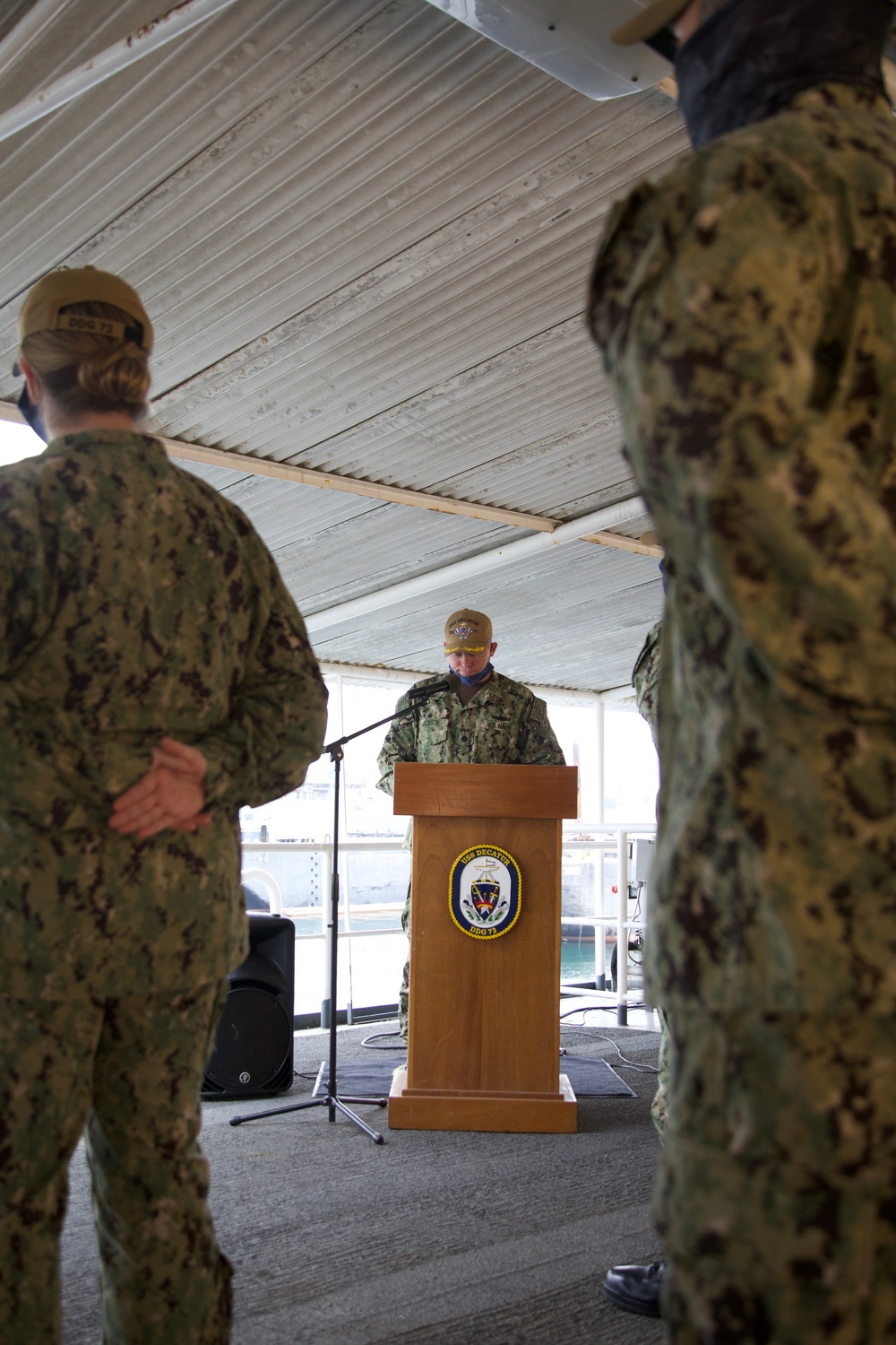 USS Decatur Holds Change of Command