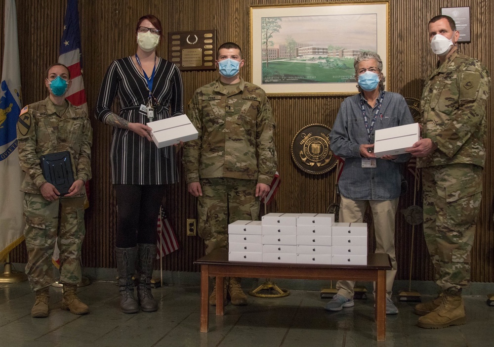 iPads delivered to Holyoke Soldiers Home