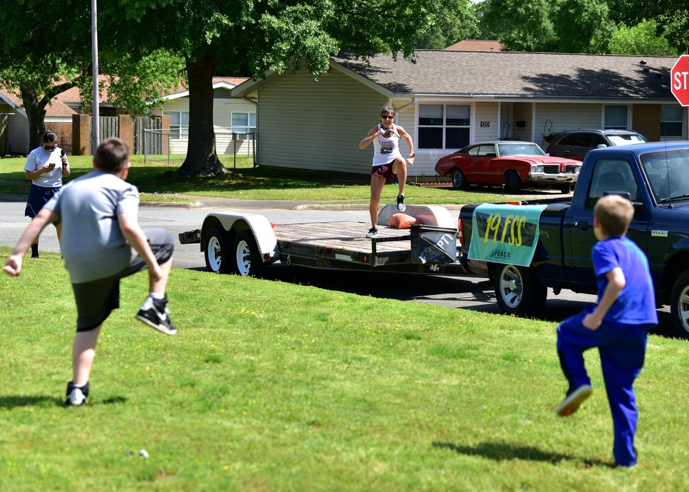 Staying fit during isolation: 19th FSS fitness pop-up