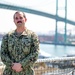 USNS Mercy Sailor Poses For A Photo