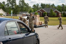N.C. National Guard Helps Distribute Food During COVID-19 Response