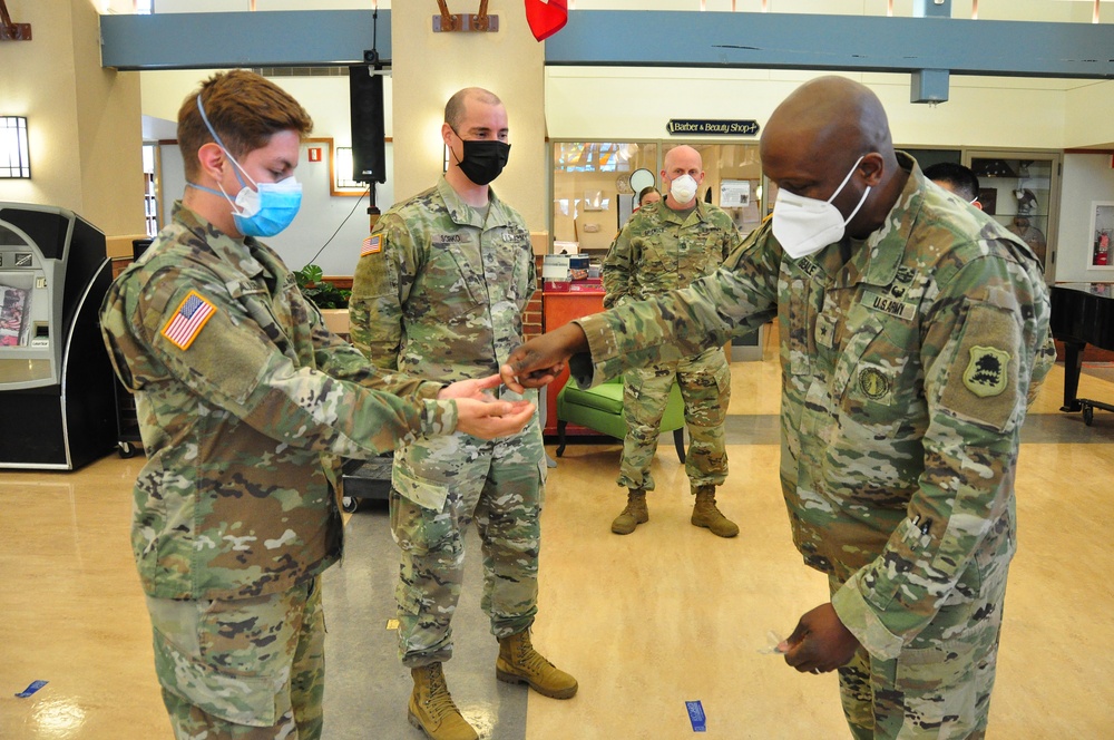 TAG coins NJ Guard medics at Veterans Memorial Home