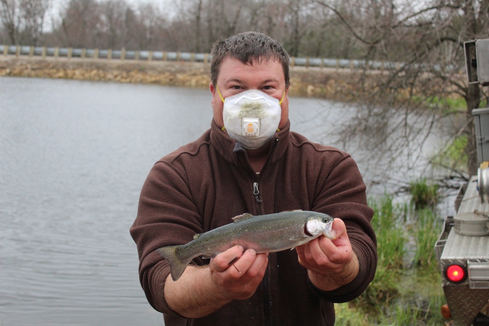 Thousands of rainbow trout stocked at Fort McCoy in time for 2020 fishing season