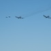 B52s and F15s flyover New Orleans in support of frontline COVID-19 responders