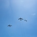 B52s and F15s flyover Baton Rouge in support of frontline COVID-19 responders