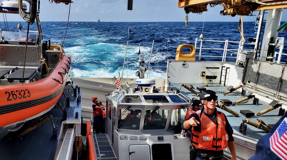 Coast Guard Cutter Midgett conducts fisheries boardings