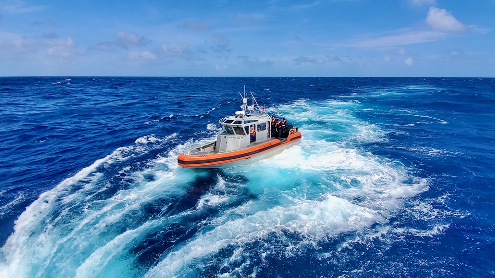 Coast Guard Cutter Midgett conducts fisheries boardings