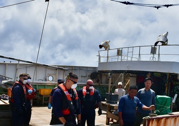 Coast Guard Cutter Midgett completes first operational patrol, demonstrating operational readiness deterring illegal fishing in Oceania