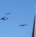 La. Air National Guard 159th Fighter Wing conducts flyover with 2nd Bomber Wing