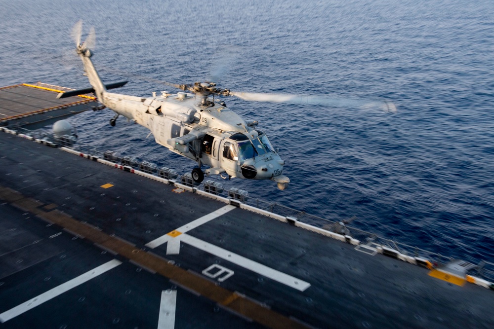 USS America Conducts Flight Operations May 2, 2020
