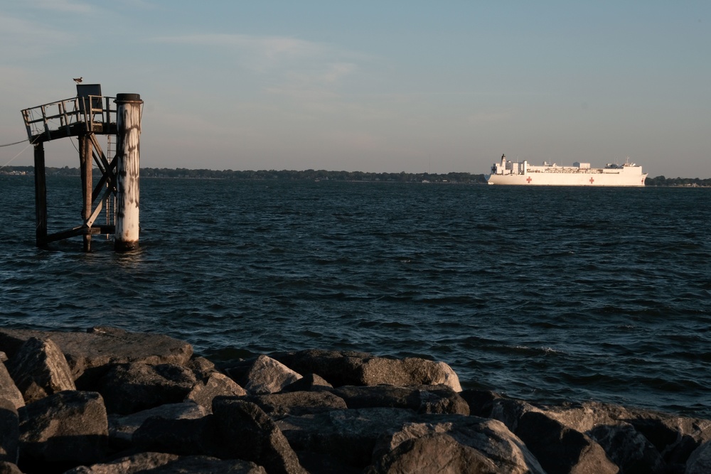 USNS Comfort Returns to Norfolk