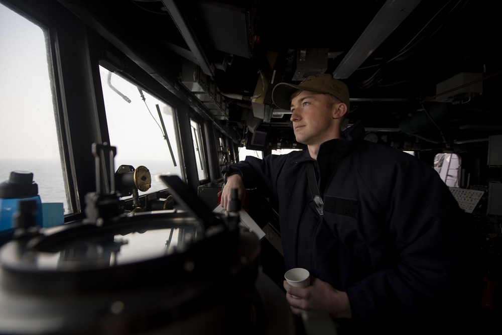 Rafael Peralta Sailor Stands Watch